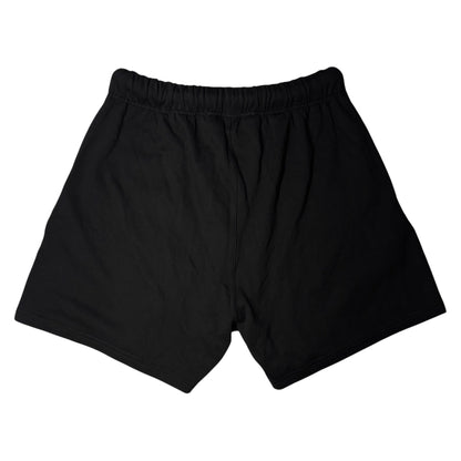 L'ESSENCE Customized Black Shorts With Thick Drawstrings. - L'ESSENCEL'ESSENCE Customized Black Shorts With Thick Drawstrings.